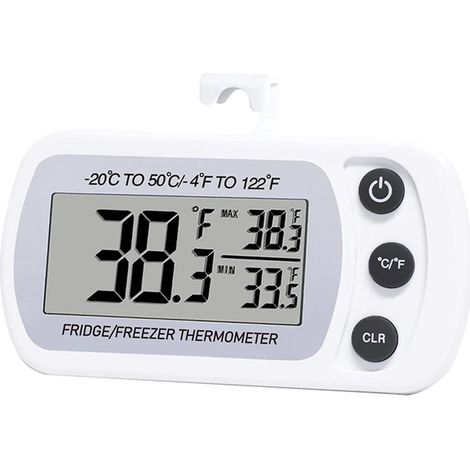 Termometro digitale per frigorifero/congelatore - da -20 a 50 °C - Bianco