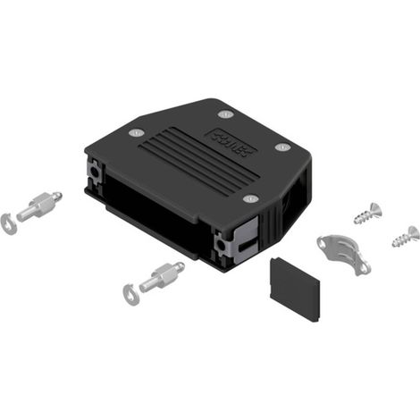 Conec SnapLock 16-003270E Nombre de pôles: 25 matière plastique 90 °, 180 ° noir 1 pc(s) (1/2)