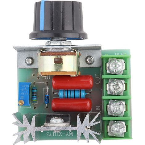 Leistungsregler, Hochleistungsthyristor, geringer Spannungsbedarf, langlebiger 2000-W-Wechselstrommotor-Drehzahlregler für ohmsche Lasten (1/5)