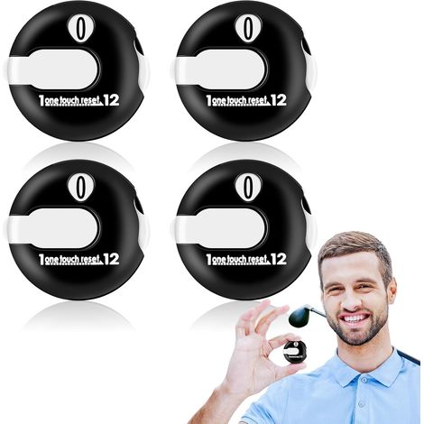 Contatore di colpi da minigolf con reset One Touch e semplice fissaggio al guanto segnapunti (1/5)