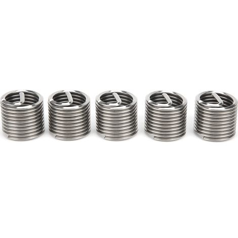 5 Pièces M20 Filetage Insert, Matériel de construction Manchon Enroulé Douille écrou Fileté Hélicoïde Vis Kit D'outils D'expansion M20x2.5x1.5D (1/5)