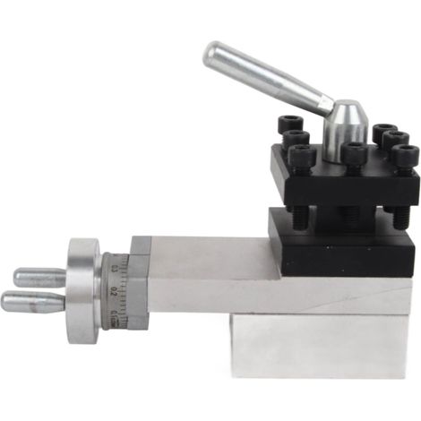 Beyamis Étau à colonne pour tour, outil à changement rapide 60x60 mm pour tours 210 8x16 220x400 220x600 220x750 (1/5)