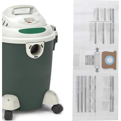 Bolsa recolectora de polvo para aspiradora, accesorio de repuesto para la bolsa recolectora de polvo de la aspiradora Shop-Vac 90661 906-61, paquete de 3 (1/5)