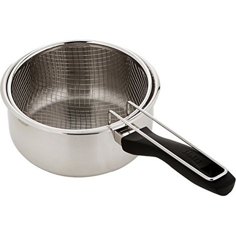 IBILI 666118 pentola con Cestino, cestillo Inox, Argento, 20 x 37 x 9 cm (1/3)