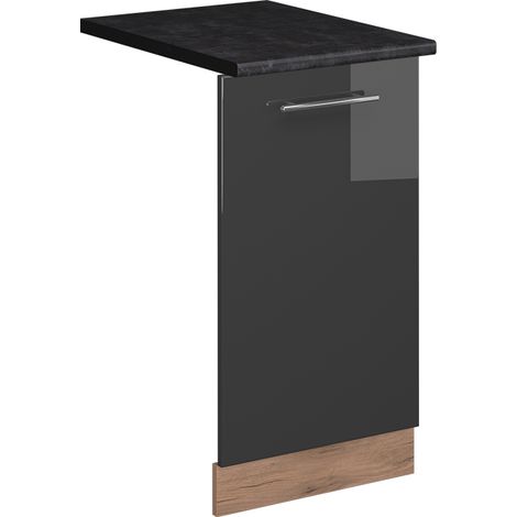 Pannello frontale della lavastoviglie Fame-Line, Antracite lucido, 45 cm , PL Antracite, Vicco