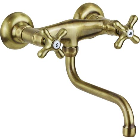 Groupe d'évier mural Iris Bronze (1/2)