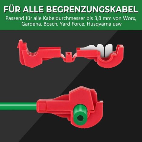 Lot de 10 bornes de raccordement pour tondeuse robot Husqvarna Automower, Worx, Bosch, Gardena - Connecteur rapide (1/5)