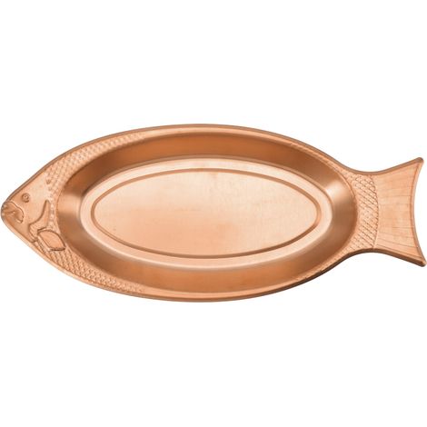 Plat de Service en Forme de Poisson en Acier Inoxydable Épais pour Anniversaire Mariage (1/5)