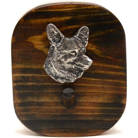 Cardigan Welsh Corgi - colgador de correa, colgador de medallas con un perro, gancho para llaves de Art-Dog (1/5)
