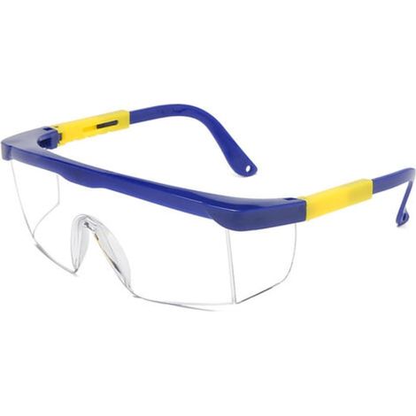 Arbetsskyddsglasögon (1 par). med sidoskydd mot partiklar. Verre polycarbonate anti-UV et anti-rayures. (1/3)