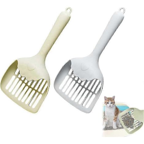 2 pelles à litière pour chat, pelle à litière agglomérante, pelle à litière pour chat, pelle à litière pour chat, pelle à litière pour chat avec supportSZXM (1/5)