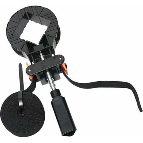 Adjustable Corner Clamp Strap, 4-Jaw Adjustable Corner Clamp, Corner Clamp Strap, Drawer Corner Clamp, Wooden Frame (Black)-LIAIKI (1/5)