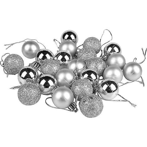 24-teiliges Set Weihnachtskugeln