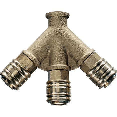 Distribuzione Gew.G 1/2 pollice/19,17 mm DN 7,2, filettatura interna, 3 raccordi