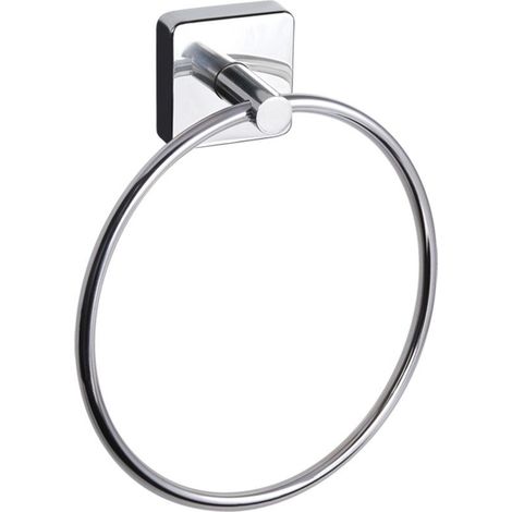 Portasciugamani anello in acciaio inox finitura lucida  CLODE-C kamalu