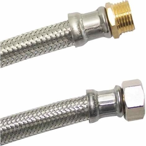 Flexible Inox 1/2 pouce, Raccord Flexible, DN13, 300mm