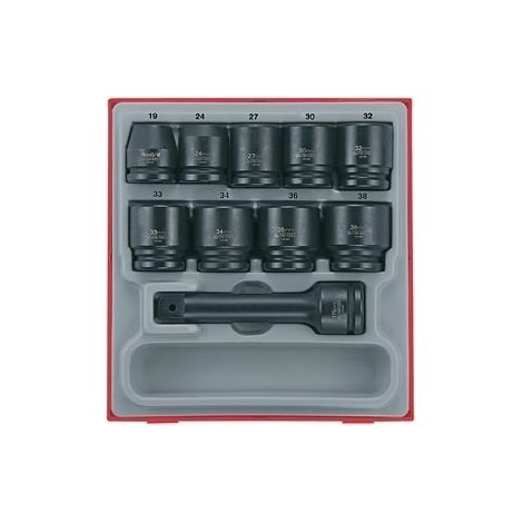 Juego de vasos de impacto 3/4 DIN TT2 16 piezas TENGTOOLS