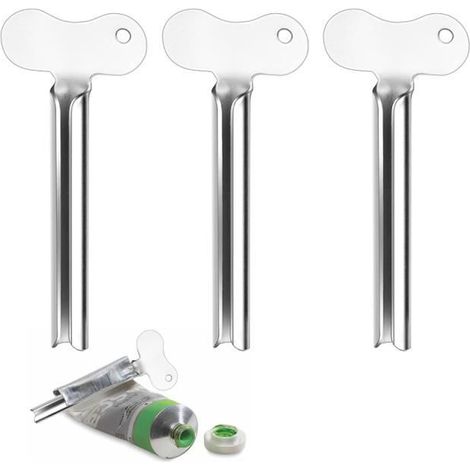Presse Tube - Non spécifié - 3 pièces - Acier inoxydable - Pratique - Réduit le gaspillage (1/4)