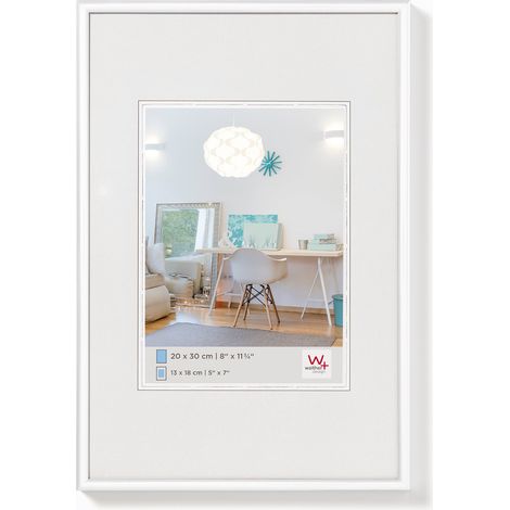walther designCornice per foto bianca 18 x 24 cm confezione da 3, cornice in plastica New Lifestyle KV824W3 (1/3)