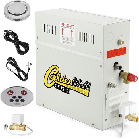 6KW Sauna Steam Generator, Space of 6m³, 95-131 °F Adjustable (1/5)