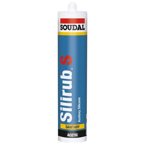 Mastic sanitaire Silirub S 310ml beige SOUDAL(Par 15) (1/4)