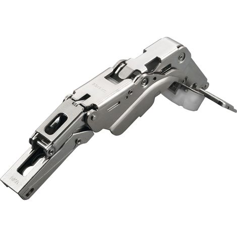 Salice Topfband Serie 200 Eckanschlag 155° mit Dämpfung T45 Nickel matt Möbelscharnier Schrankscharnier (1/3)