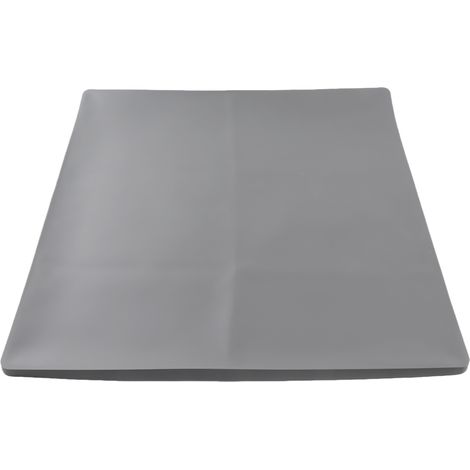 Tapis de protection supérieur pour lave-linge et sèche-linge, 60 x 60 cm, en silicone gris. (1/5)