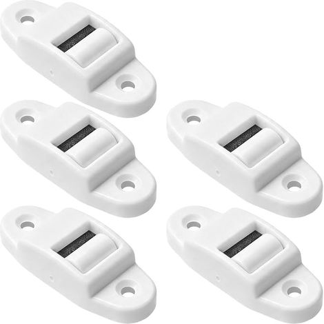 Roller Shutter Strap Guide 14 mm with Roller and Brush Seal with 40 mm Hole Spacing White Roller Shutter Window Surface-Mounted Roller Shutter Strap Guide (1/5)