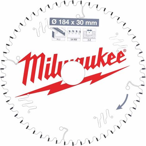 Milwaukee Universelle Sägeblatt 184 mm THIN KERF PTFE (1/3)