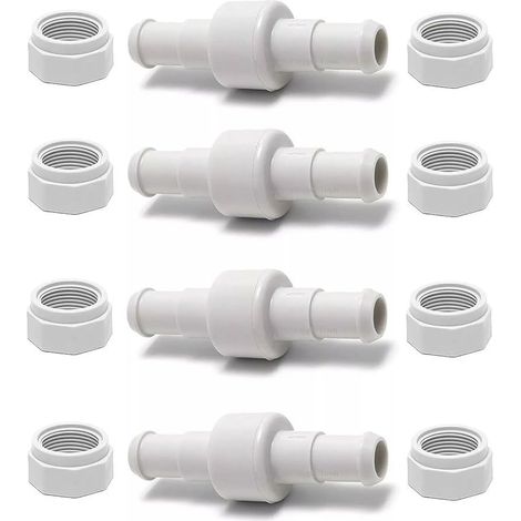 Lot de 4 kits de tuyaux de piscine pivotants D20 et écrous D15 pour polaris 280 piece detachee pour Polaris 280 380 180 Pièces de rechange pour nettoyeur de piscine pour pièce détachée polaris 280 (1/4)