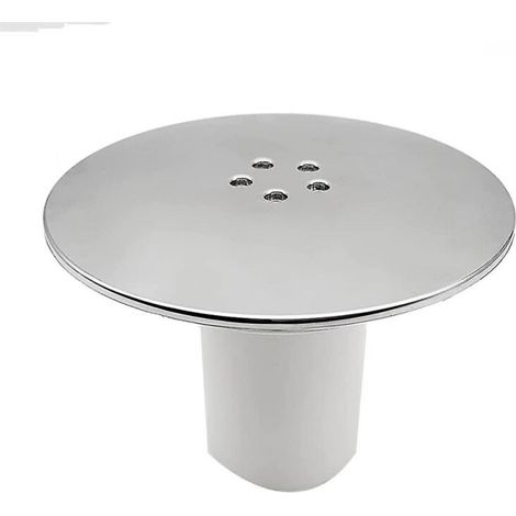 Couvercle de siphon de douche, couvercle de trou de bouchon de douche 90mm/115mm trou de remplacement de vidange de bouchon chromé (1/3)