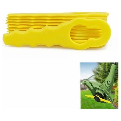 Accessoires pour coupe-bordures Lot de 20 Lames de Rechange compatible pour Ryobi Coupe Bordure, Têtes Double Lames Dentelées RAC155 RAC157 RAC158 (1/5)