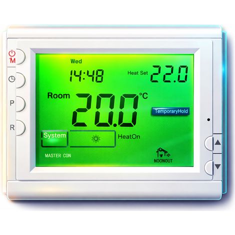 Bravo Cronotermostato Wireless Parete Wifi App Smartphone Display 3.8'' (1/3)