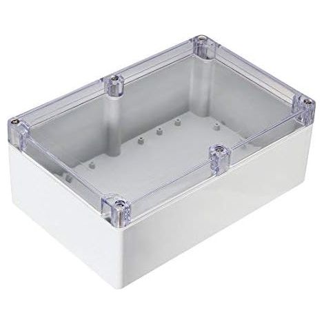 Waterproof Cover Junction Box Connector, Outdoor Indoor Plastic Electrical Enclosure Connectors, ABS Plastic DIY Junction Box Project Shell with Cover Clear 100  68  40mm (1/5)