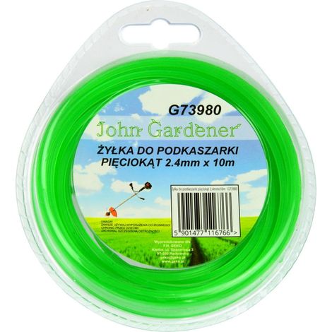 Decespugliatore geko pentagonal diametro 2.4mm lunghezza 10m