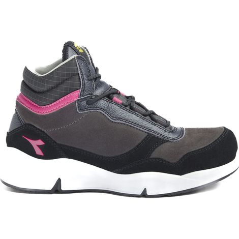 Chaussure de travail femme haute DIADORA UTILITY ATHENA MID S3L FO SR ESD GRIS ROSE - 179901D0458 40