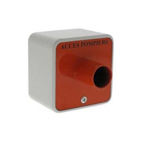 Geba – Contacteur à clé pompier – Boîtier aluminium résistant – Classe de protection IP54 – Sécurité antivandalisme - AP 1-2 TR
