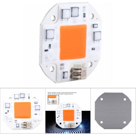 AC100-260V 50W Vollspektrum-Pflanzenlampe mit LED-COB-Chip (1/5)