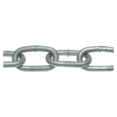 Maillon de chaîne de liaison, Acier Galvanisé, dia. 6.5mm ( Prix pour 1 )