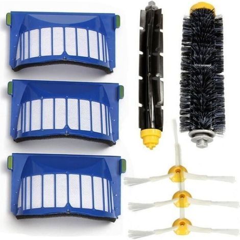 8PCS Brosse Outil Aspirateur Robot Pour iRobot Roomba Série 600 620 630 650 680 (1/5)