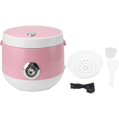 Cocotte minute électrique multifonction 900W 5L, cuiseur à riz intelligent mijoteur vapeur yaourt, rose 220V prise UK (1/5)
