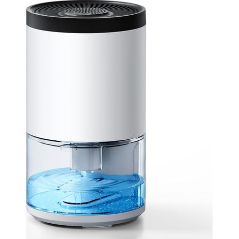 Déshumidificateur pour la Maison, 1000ml Mini Déshumidificateur Portable, Déshumidificateurs Silencieux électrique avec arrêt Automatique et 7 LED Colorées pour Chambre Salle de Bain Armoire (1/5)