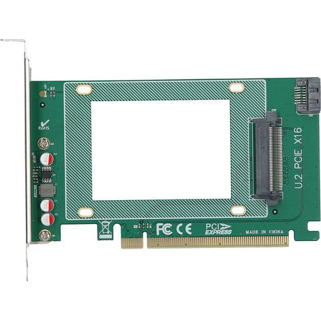 PCI-E x16 zu U.2 NVMe Adapterkarte für 2,5-Zoll-SSDs (1/5)