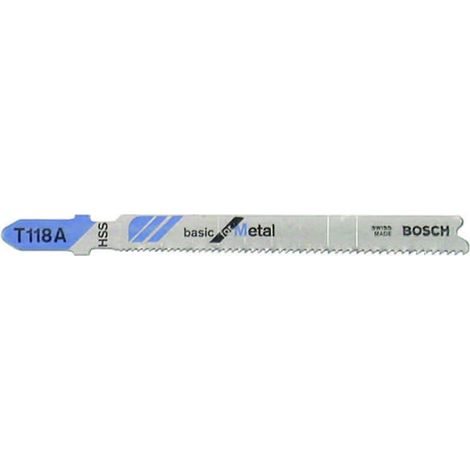2608631013 - Set 5 lame per seghetto alternativo T 118 A Basic for Metal