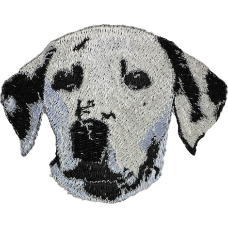 Dálmata, Pointer dálmata: parche con forma de perro, parche bordado, decoración única para mochila de Art-Dog (1/3)