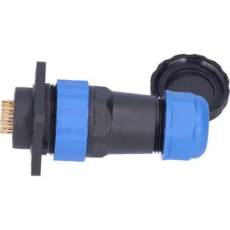 Connecteur d'alimentation étanche IP68, mâle/femelle, carré, 4 trous, prise aviation, 380 V, 10 A, SP2810 broches