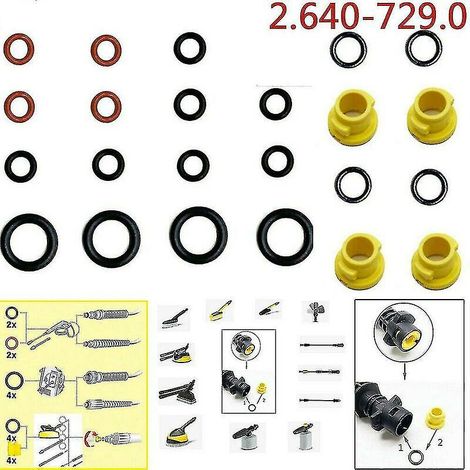 20 Pices Karcher K2 K3 K4 K5 K6 K7 Rondelle D'tanchit Joint Torique Joint Torique 2.640-729.0