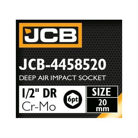 Adaptador de impacto profundo 1/2" 20mm (hexagonal de 6 caras)
