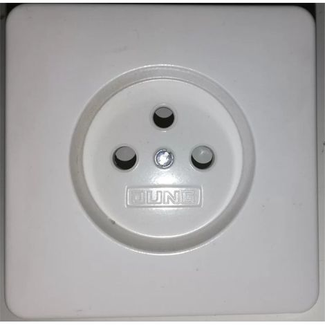 Jung CD521FKIWWPL1 Coprimozzo sicurezza bambini, presa 2P+T