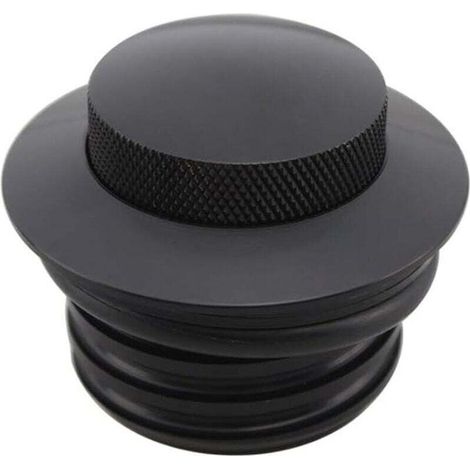 1 pièce (noir) couvercle de réservoir de carburant de moto pour Harley Sportster Dyna Softail Fat Boy 1982-2018 bouchon de gaz de moto Pop Up couvercle de réservoir de carburant à visser (1/4)